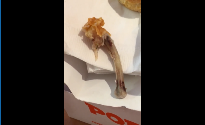 Woman Finds Maggots In Her Popeyes Chicken After Eating Every Bite