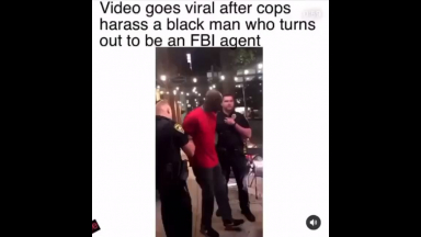 FBI agent being unjustly arrested