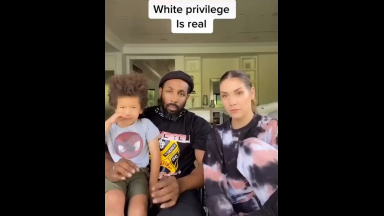 family answering about white privilege